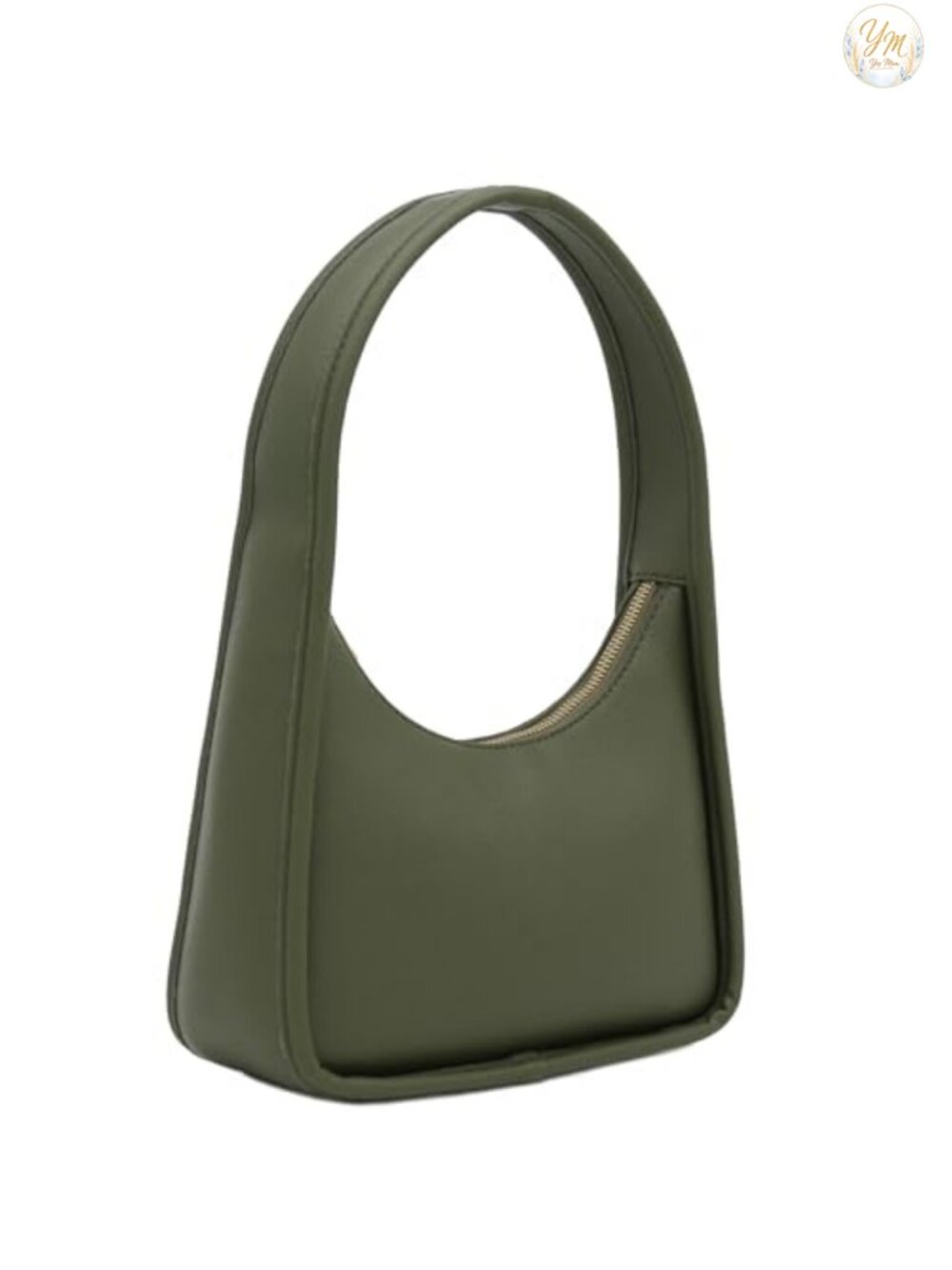 Faux Leather Small Minimalist Shoulder Bag Top Handle Purse Everyday